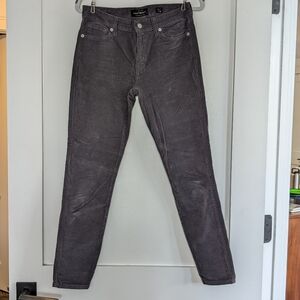 Lucky Brand Ava Skinny Corduroy Pant | 2/26 | periscope gray
